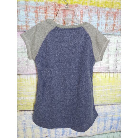 Reebok raglan light blue tee size M New - Picture 4 of 4